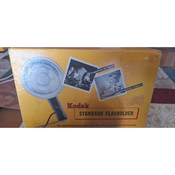 Vintage Kodak Standard Flasholder In Original Box‐ Good Condition - Picture 2 of 9